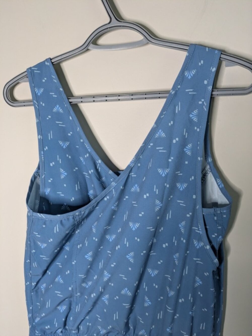 Mountains and Isles Athleisure Dress Blue Patterned Size Small - Picture 3 of 9